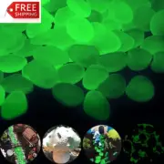 Glow in the Dark Pebbles for Outdoor Decor, Garden Lawn Yard, Aquarium, Walkway,