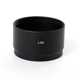 國際牌 黑色 LX5 52 毫米轉接管金屬鏡頭濾鏡管適配器適用於松下 Lumix DMC-LX5