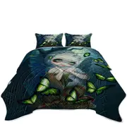 Fantasy Art the Absinthe Butterfly Fairy Coverlet