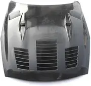 Car Accessories Fiber Glass FRP GTII Style Hood Bonnet Compatible For R35 GTR CBA DBA 2008-2014 Hood Bonnet