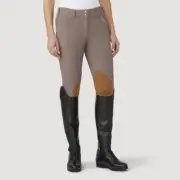 NWT 30R ROMFH® Ladies Champion Euro Knee Patch Breech Classic Taupe