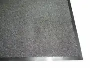 4' x 6' Door Mat Heavy Duty Entry Front Welcome In/Outdoor Vinyl Black
