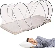 Travel Mesh Sleeping Net - Portable Pop-Up Canopy Tent, Foldable Design | Breathable Mesh Fabric, Easy Setup, Lightweight and Compact, Fits Twin to King Size Beds, Ideal for Indoor and