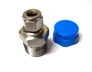 Hy-Lok Male Connector 3/8" Tube OD X 3/4" Male NPT Compression Fitting MC6CM12