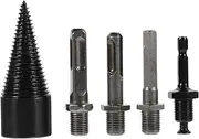 SUPVOX Firewood Drill Bits 5pcs Firewood Artifact Drill Bit Fires Woodworking Drill Bit Tool Woodworker Drill Bit Drill Bit Cone Woodworking Tool Firewood Drill Carbon Steel Detachable