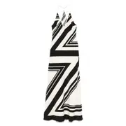 [Sir.] Sir. Silk Dress I NUMERIC BLACK/NEUTRALS