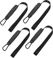 GARVALON Safety Wrist Straps for Stroller 4 Pack Ratchet Tie-Down Straps Toddler Leash Pram Accessories
