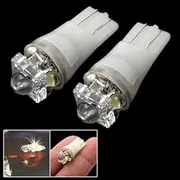 Ruilogod Multi-purpose 2 Pcs Wedge Auto Car White LED Bulb Light Lamp