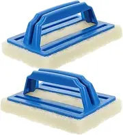 ibasenice 2pcs Heavy Duty Scrub Brush for Efficient Pool Cleaning Multi Purpose Tile Kitchen Brush Durable and Comfortable Handle for Easy Use Various Environments