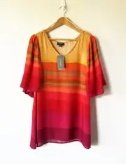 BNWT Beautiful Ombre Autograph Size 16 Viscose Top