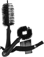 GANAZONO 3pcs Chain Cleaner Brush Multi-purpose Bike Motorcycle Cleaning Tools Compact Design for Easy Storage Sturdy Material for All Chain Types