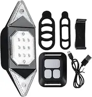 Smart Bike Taillight- 500 MAh Waterproof Rear Light For Bicyccle | Waterproof Bikes Tail Light | Bicyccle Rear Light | USB Fast Charging Remote Control Rechargeable Flashlight For Ride Night Visibilit
