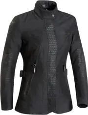 IXON Bloom Ladies Motorcycle Textile Jacket, black, Size XL for Women