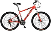 Youth/Adult Mountain Bike 26 Inch 21 Speed Hardtail Mountain Bikes with Suspension Double Disc Brake, Teenagers Mountain Bicycle, Men Women Trail All Terrain Anti-Slip Bikes