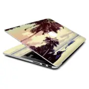 Skin Wrap for MacBook Pro 15 inch Retina Palm Trees Vintage Beach island