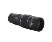 16X Monocular 66m/8000m Magnification Dual Focus Zoom Optic Len Armoring Telescope for Camping - Black