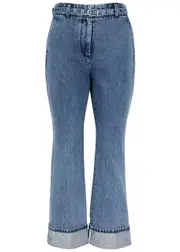 3.1 Phillip Lim Cropped Kick-flare Jeans - Denim - 4 (UK8 / S) 4 (UK8 / S)