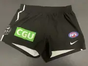 Collingwood Magpies Official AFL Nike Player Issue Shorts S - Pendlebury Daicos