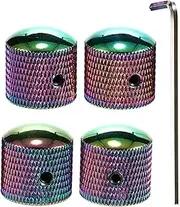Abaodam 4pcs Electric Guitar Knobs High Precision Volume and Tone Control Accessories for Bass Durable Wear Resistant Knobs for Accurate Sound Adjustments