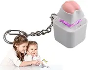 Keyboard Fidget Clicker - Stress Relief Keyboard Button, Stress Relief Finger Keyboard Keychain | Stress Relief Finger Keyboard Keychain Fidget Button for Adult giftss Indoor Outdoor