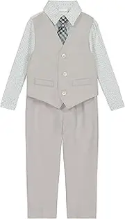 [Van Heusen] Baby Boys' Poplin Vest Set