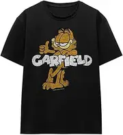 [Garfield] Unisex Adult Garf Retro T-Shirt
