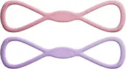 Kixolazr Exercise Bands For Women | 8 Shaped Shoulder Stretch Band | Gym Equipment, Leg Stretching Tool, Yoga Pulling Rope For Back, Chest Training