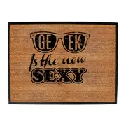 Geek Is The New S Xy - Funny Novelty Doormat Man Cave Floor mat