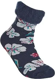 [Undercover] Womens Supersoft Bed Slipper Socks with Grippers 1 or 3 Pairs
