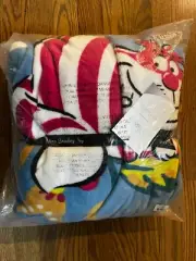 Vera Bradley Alice In Wonderland Blanket 50x80" Plush Throw 2023 Disney Parks NW