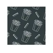 French Fries Face Towel - Fun & Quirky Kitchen Essential