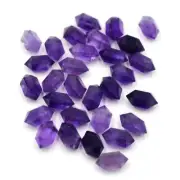 AAA+ Natural Amethyst Double Terminated Carved Point Loose Gemstone