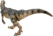SOPOTUTU 1Pc Artificial Allosaurus Dinosaur Model Lifelike Simulation Material Sturdy Base for Display for Collectors and Green Color