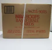 1990 - 91 HOOPS BASKETBALL Series 1 FACTORY SEALED CASE JORDAN, 20 /36