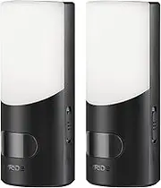 Lyridz Night Light with Motion Sensor Battery Ultra Bright Pack of 2 Rechargeable Night Lamp Warm White Dimmable LED Night Light with Battery, 3 Modes, for Bedroom, Kitchen, Hallway, Stairs, 2700 K