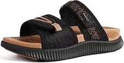 [KuaiLu] Womens Fashion Orthotic Slides Ladies Athletic Thick Cushion Recovery Sandals Adjustable Strap Slip On Walking Sandles With Comfortable Plantar Fasciitis Arch Support