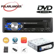 Single 1 Din Car Radio Stereo CD DVD MP3 Player Audio FM Bluetooth In-dash Radio
