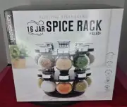 Kamenstein 16 Jar Revolving Countertop Spice Rack Space Saving Spices Included