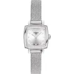 【TISSOT 天梭】LOVELY SQUARE 動人心弦米蘭帶女錶-20MM(T0581091103600)