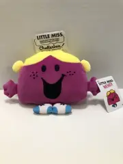 Little Miss Chatterbox Plush 6” Stuffed Toy Purple Little Miss Memes 2023 New
