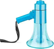 Megaphones Handheld Megaphone Waterproof Bullhorn W/ 1.5w Led Light Bullhorn Speaker Siren Alarm Modes Volume Control Megaphone Speaker Clear Sound