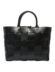 [Jane Debster] Dice Tote Bag in Black Weave