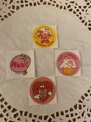 Trend Lot Of 4 Scratch & Sniff Retro 80’s Stickers