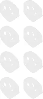 SOESFOUFU 2sets Press Nail French Tip Tool Dipping Nail Powder Jar Guide Grooves 4pcs*2