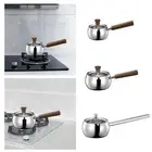 Saucepan with Lid Cooking Pot Seasoning Bowl Small Cookware Small Saucepan for