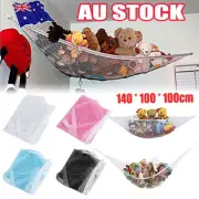 Large Toy Hammock Mesh Kids Bedroom Storage Nursery Teddy Bear Net RO