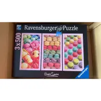 在飛比找蝦皮購物優惠-二手拼圖 -Ravensburger -Macarons 3