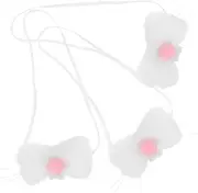 VANZACK 3Pcs Plush Bunny Nose for Fluffy Rabbit Costume Accessories for Performances Cute Dress Up Props for Parties and Festive Activities