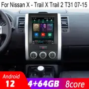12.1" Touchscreen Radio Android Gps Navigation Carplay For Nissan X-trail 07~15