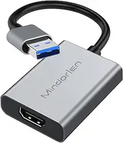 USB to HDMI Adapter for Monitor Windows 11/10 / 8, HDMI USB 3.0 Converter for Laptop, USB HDMI Cable Adapter Multiple Monitors for Desktop PC TV